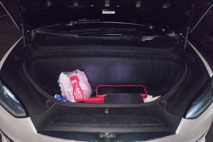 Used Tesla Model X 2019 Long-Range Version Engine Bay