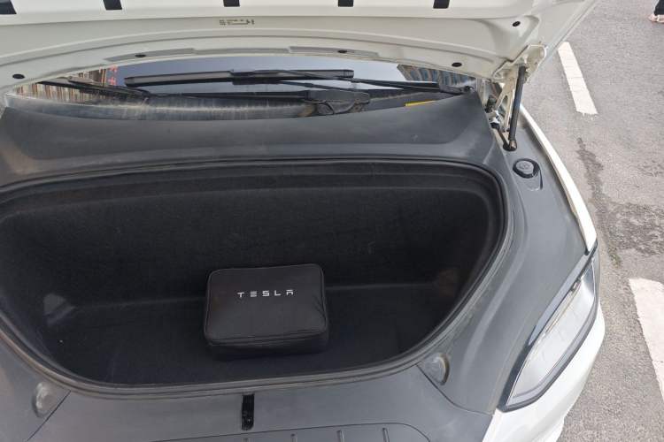 Used Tesla Model X 2019 Long-Range Version Engine Bay Left