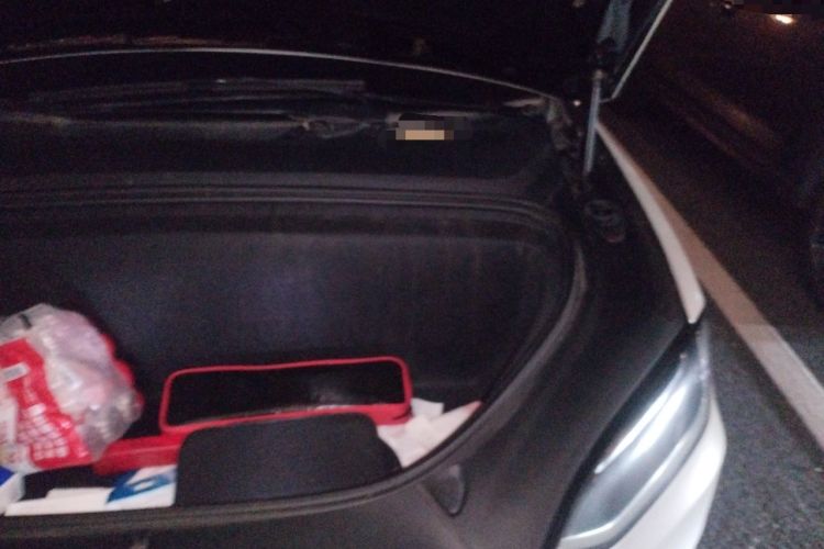 Used Tesla Model X 2019 Long-Range Version Engine Bay Left