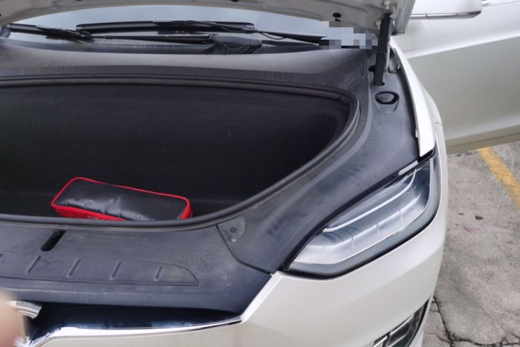 Used Tesla Model X 2019 Long-Range Version Engine Bay Left