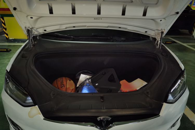Used Tesla Model X 2019 Long-Range Version Engine Bay