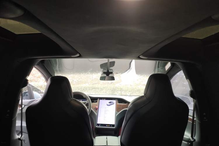 Used Tesla Model X 2019 Long-Range Version Headliner