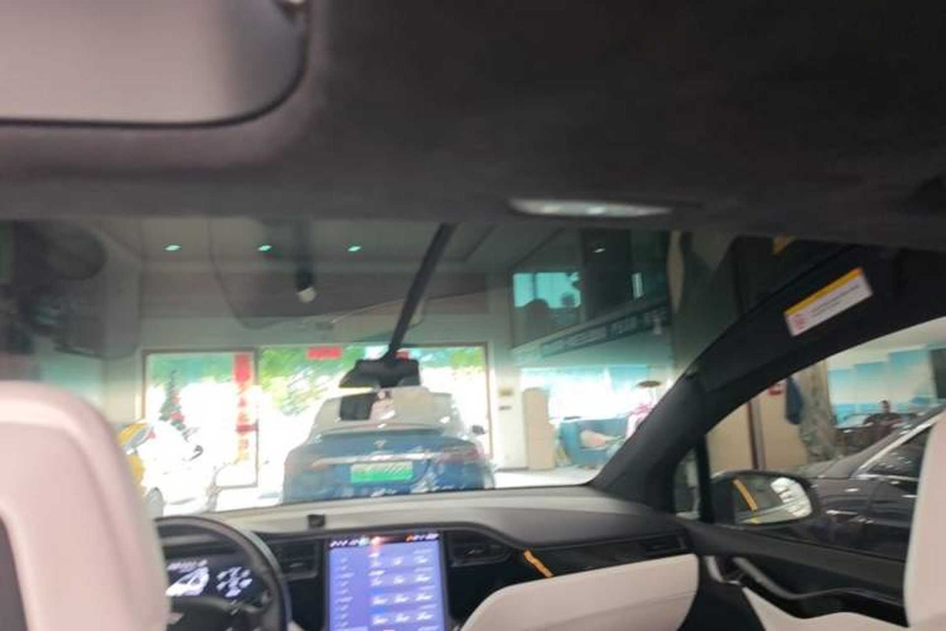Used Tesla Model X 2019 Long-Range Version Headliner