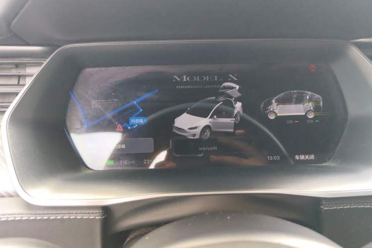 Used Tesla Model X 2019 Performance High-Performance Edition Instrument Cluster