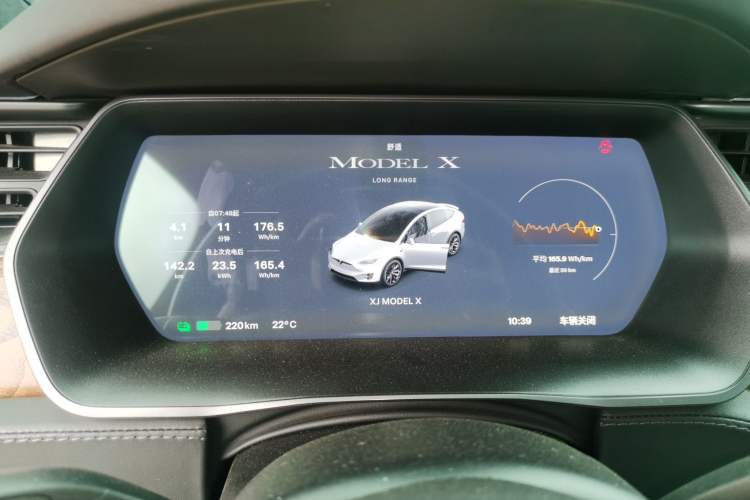 Used Tesla Model X 2019 Long-Range Version Instrument Cluster