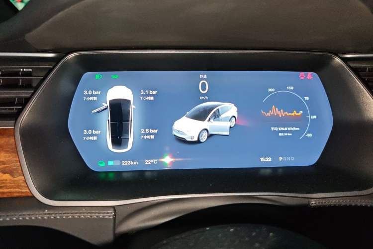 Used Tesla Model X 2019 Long-Range Version Instrument Cluster