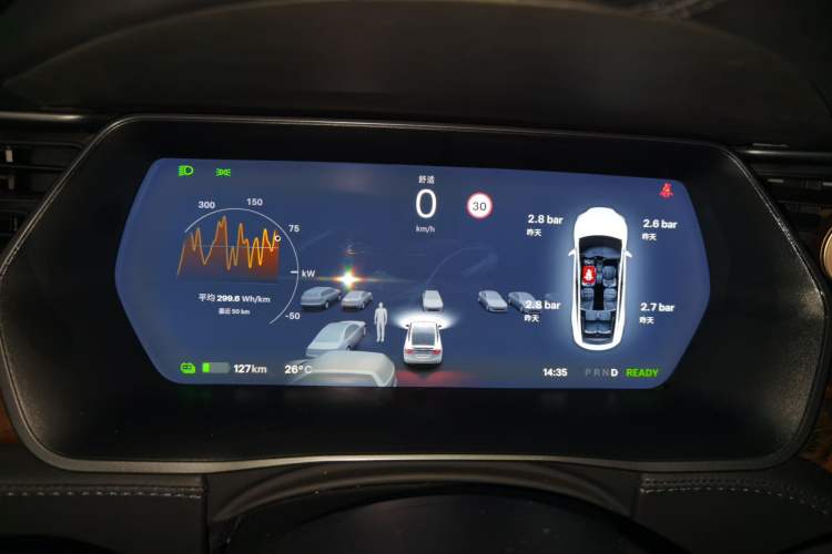 Used Tesla Model X 2019 Long-Range Version Instrument Cluster
