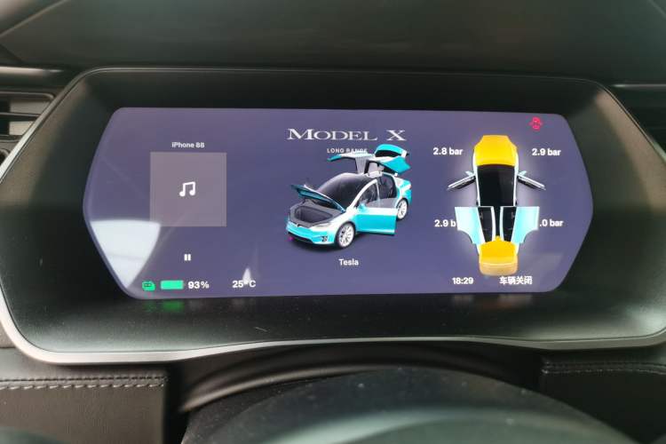 Used Tesla Model X 2019 Long-Range Version Instrument Cluster