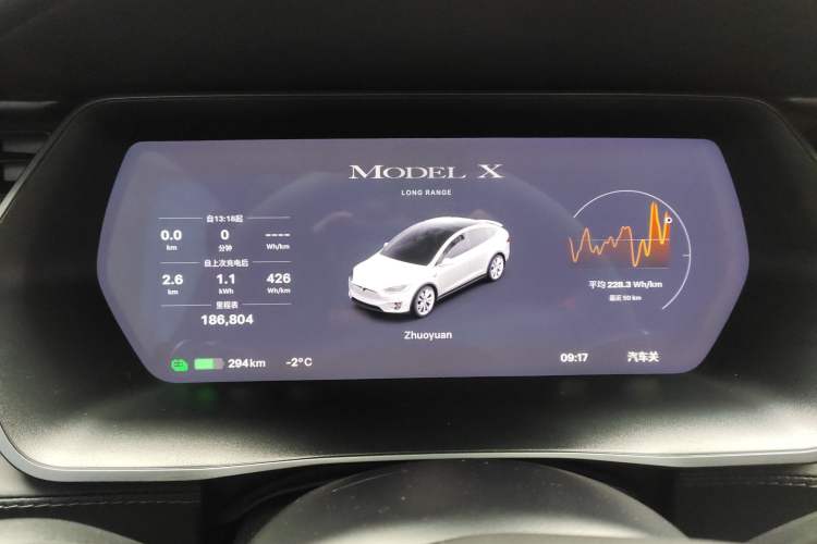 Used Tesla Model X 2019 Long-Range Version Instrument Cluster