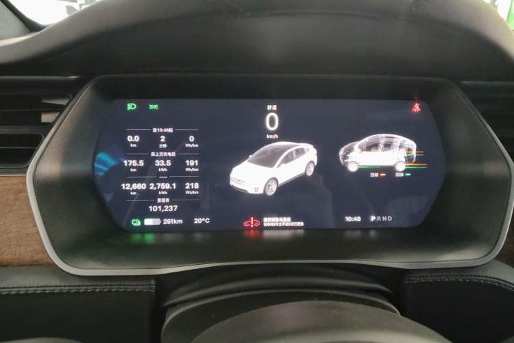 Used Tesla Model X 2019 Long-Range Version Instrument Cluster
