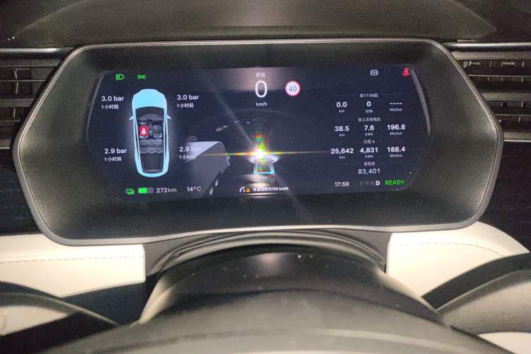 Used Tesla Model X 2019 Long-Range Version Instrument Cluster