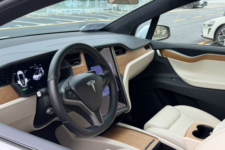 Used Tesla Model X 2019 Long-Range Version Interior 3