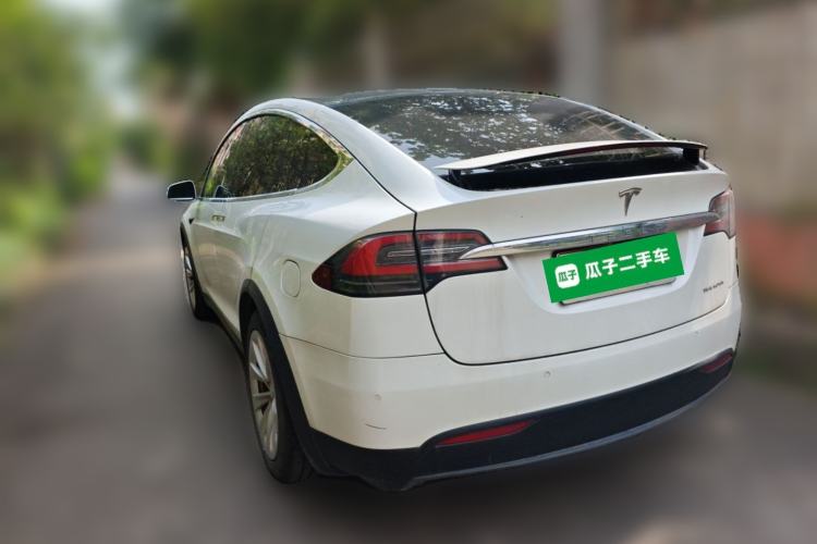 Used Tesla Model X 2019 Long-Range Version Rear Left 45 Deg