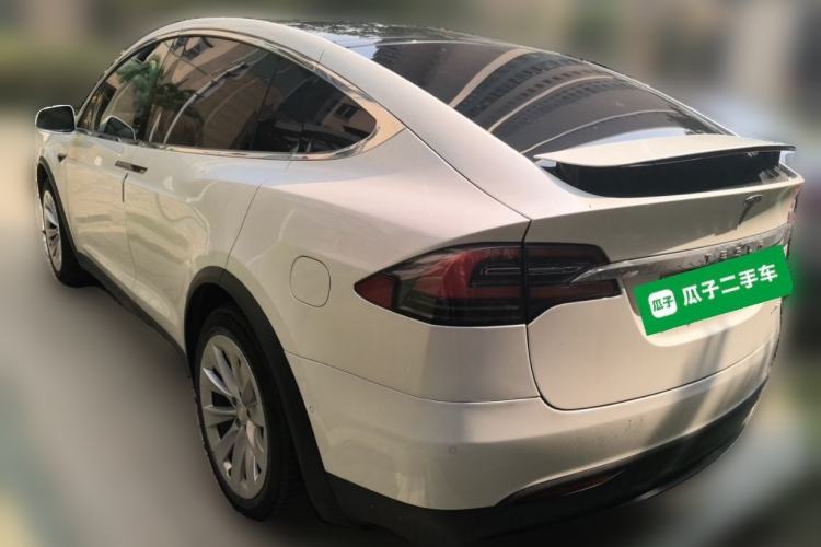 Used Tesla Model X 2019 Long-Range Version Rear Left 45 Deg