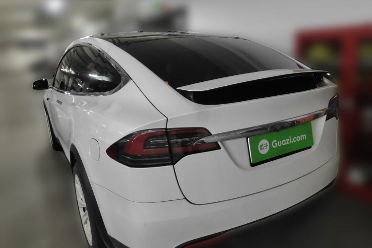 Used Tesla Model X 2019 Long-Range Version Rear Left 45 Deg