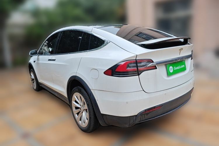 Used Tesla Model X 2019 Long-Range Version Rear Left 45 Deg
