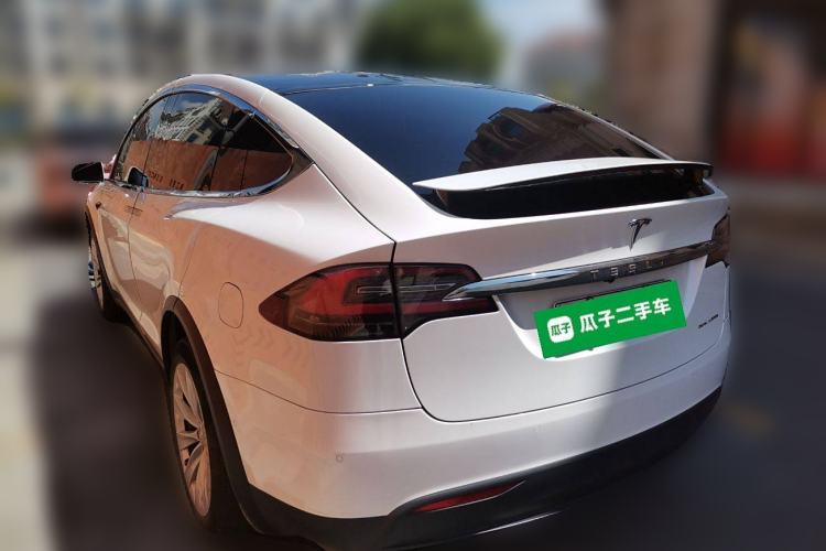 Used Tesla Model X 2019 Long-Range Version Rear Left 45 Deg