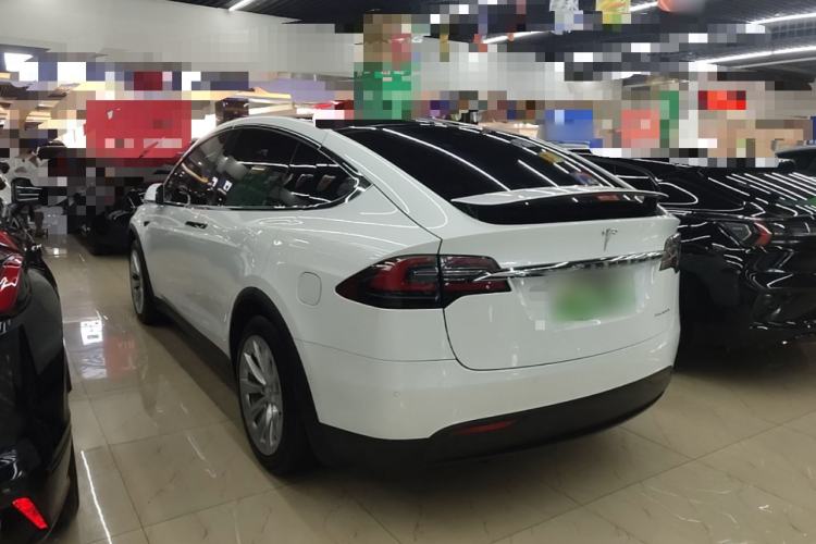 Used Tesla Model X 2019 Long-Range Version Rear Left 45 Deg