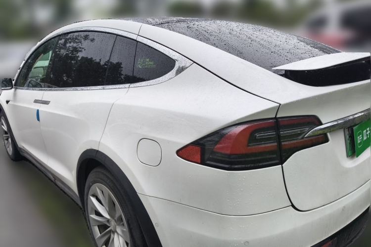 Used Tesla Model X 2019 Long-Range Version Rear Left 45 Deg
