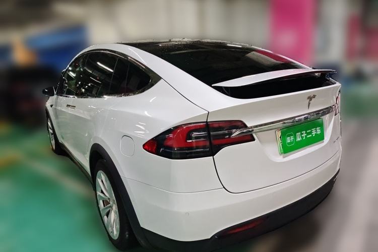Used Tesla Model X 2019 Long-Range Version Rear Left 45 Deg