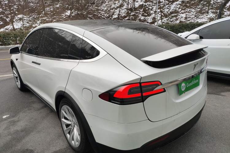 Used Tesla Model X 2019 Long-Range Version Rear Left 45 Deg