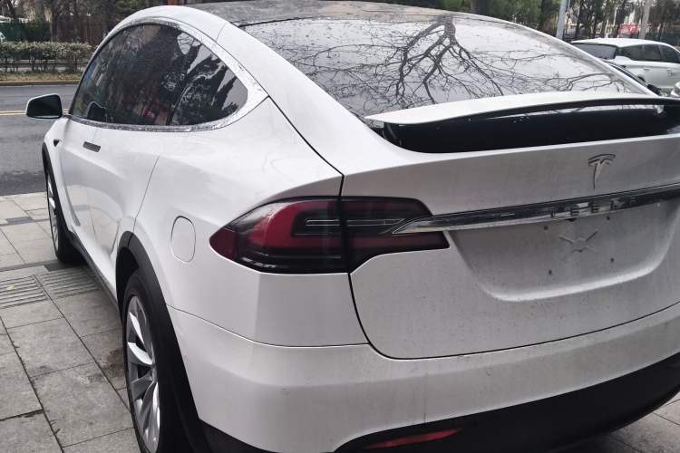 Used Tesla Model X 2019 Long-Range Version Rear Left 45 Deg