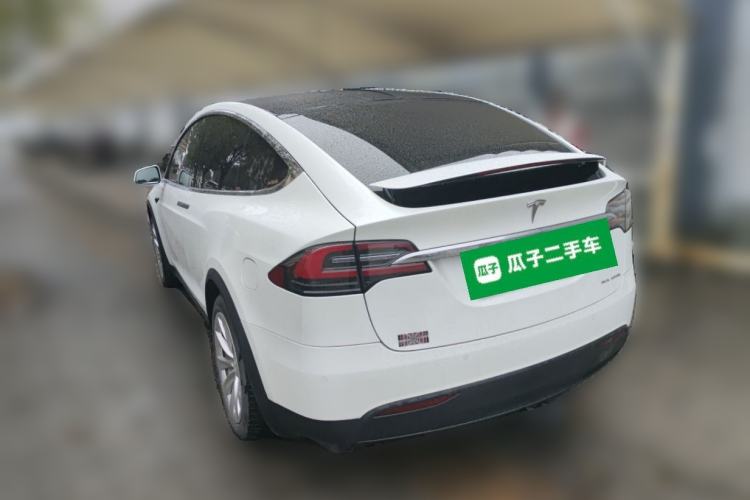 Used Tesla Model X 2019 Long-Range Version Rear Left 45 Deg