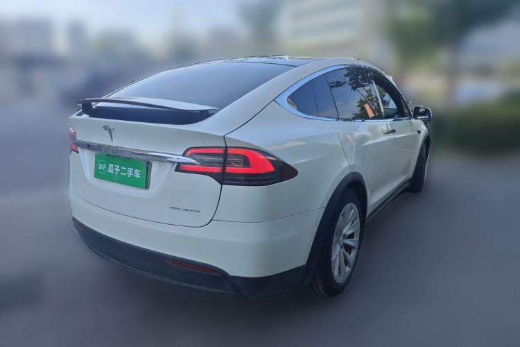Used Tesla Model X 2019 Long-Range Version Rear Right 45 Deg