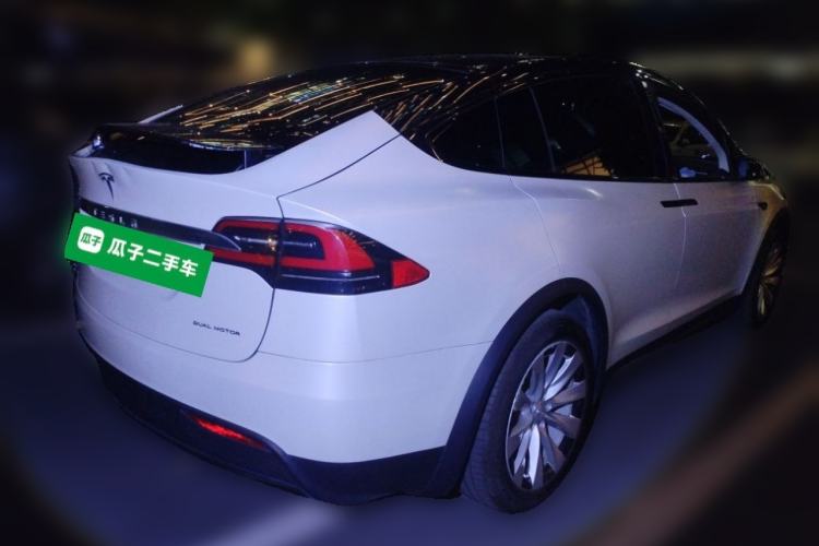 Used Tesla Model X 2019 Long-Range Version Rear Right 45 Deg