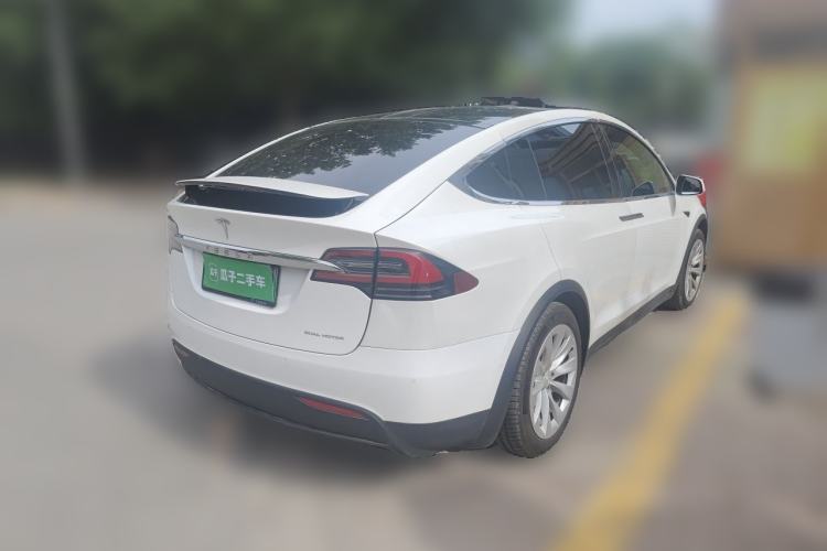 Used Tesla Model X 2019 Long-Range Version Rear Right 45 Deg