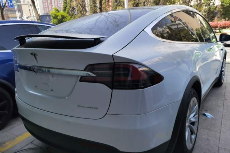 Used Tesla Model X 2019 Long-Range Version Rear Right 45 Deg