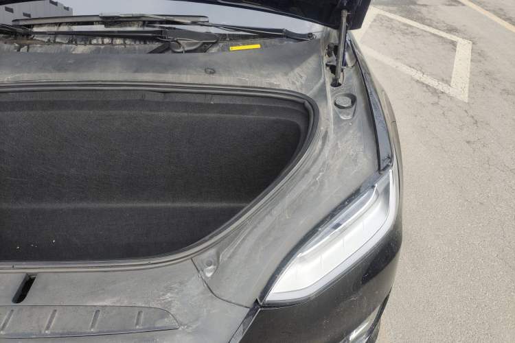 Used Tesla Model X 2020 Long-Range Upgrade Version Engine Bay Left