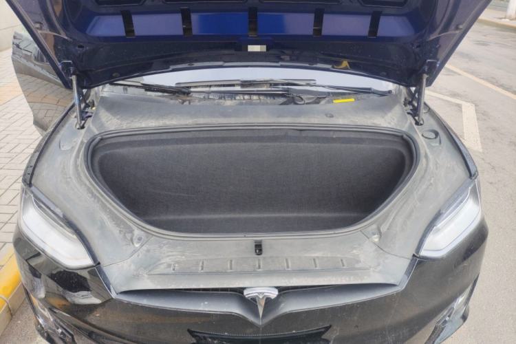 Used Tesla Model X 2020 Long-Range Upgrade Version Engine Bay