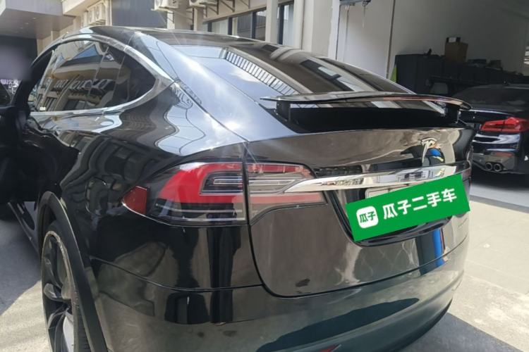 Used Tesla Model X 2020 Long-Range Upgrade Version Rear Left 45 Deg