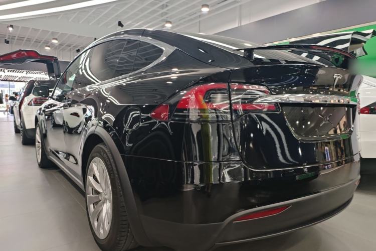 Used Tesla Model X 2020 Long-Range Upgrade Version Rear Left 45 Deg