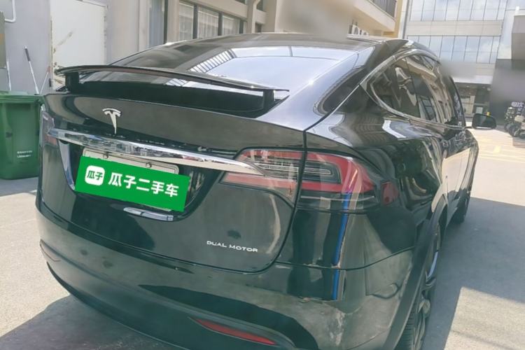 Used Tesla Model X 2020 Long-Range Upgrade Version Rear Right 45 Deg