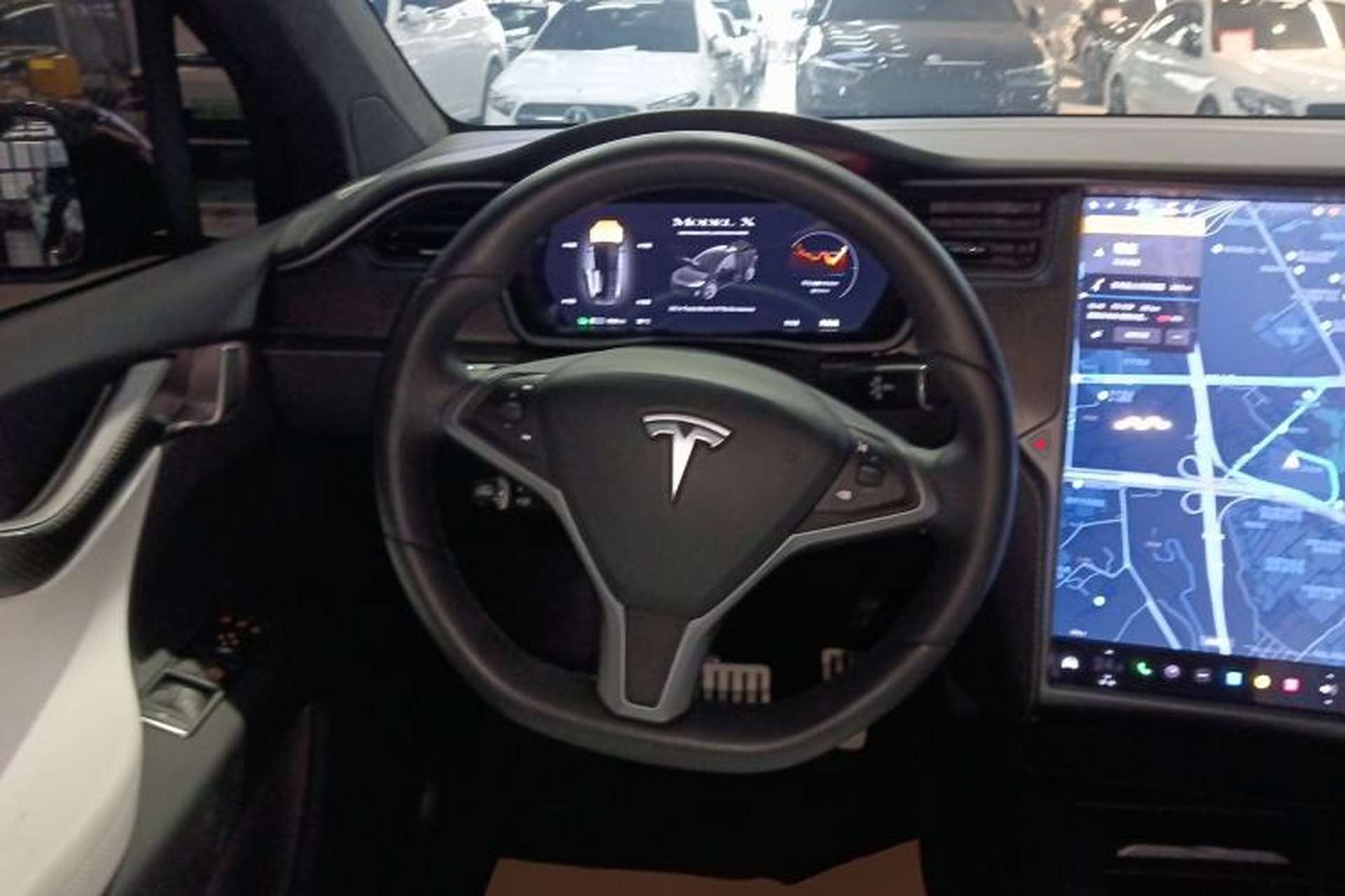 Used Tesla Model X 2020 Performance High-Performance Edition Steering Wheel