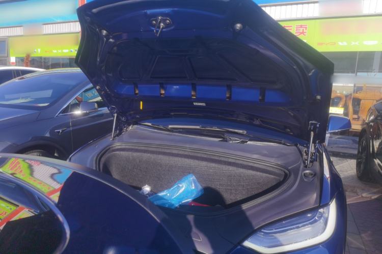 Used Tesla Model X 2020 Long-Range Upgrade Version Engine Bay