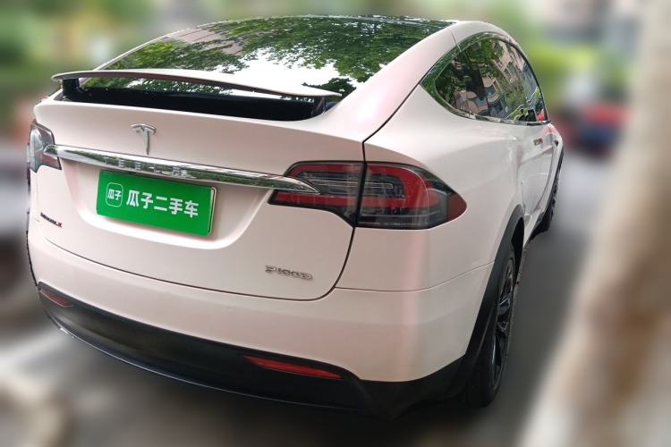Used Tesla Model X 2020 Long-Range Upgrade Version Rear Right 45 Deg