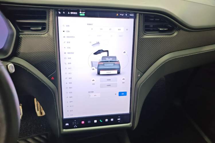 Used Tesla Model X 2020 Performance High-Performance Edition Audio And AC Panel