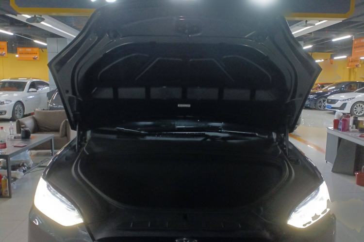 Used Tesla Model X 2020 Long-Range Upgrade Version Engine Bay