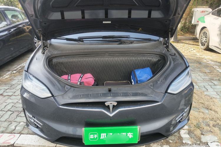 Used Tesla Model X 2020 Long-Range Upgrade Version Engine Bay