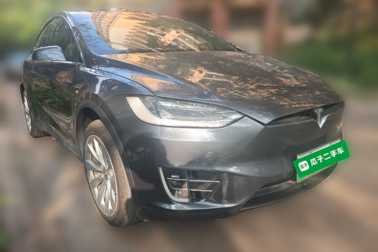 Used Tesla Model X 2020 Long-Range Upgrade Version Front Right 45 Deg