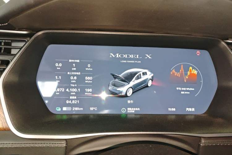 Used Tesla Model X 2020 Long-Range Upgrade Version Instrument Cluster