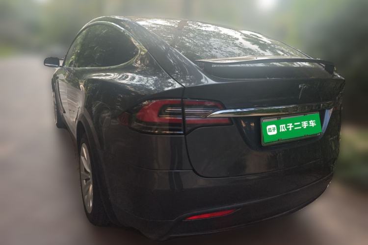 Used Tesla Model X 2020 Long-Range Upgrade Version Rear Left 45 Deg