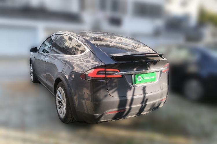 Used Tesla Model X 2020 Long-Range Upgrade Version Rear Left 45 Deg