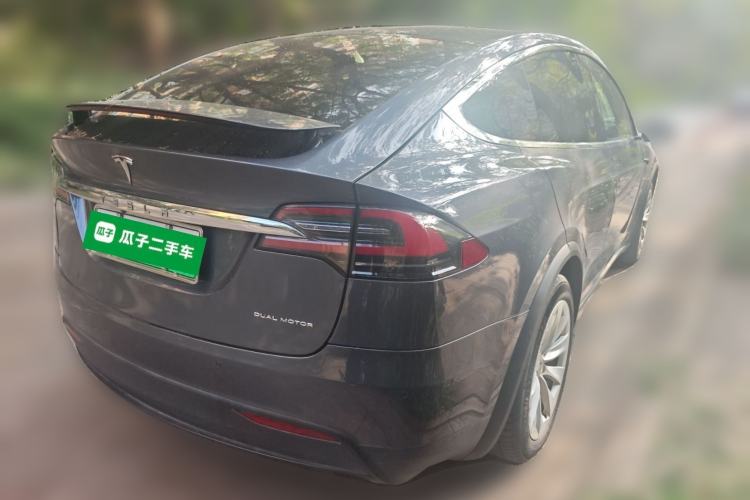 Used Tesla Model X 2020 Long-Range Upgrade Version Rear Right 45 Deg