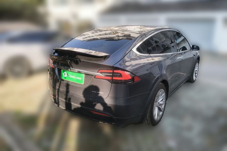 Used Tesla Model X 2020 Long-Range Upgrade Version Rear Right 45 Deg