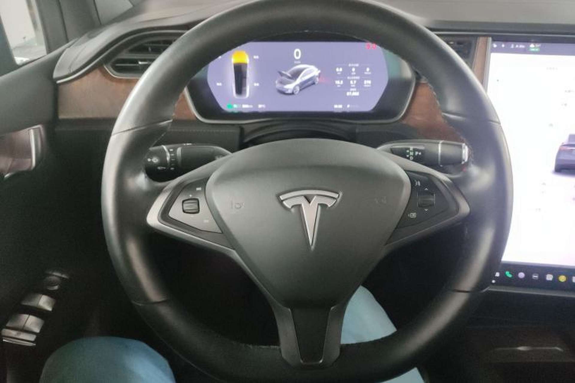 Used Tesla Model X 2020 Long-Range Upgrade Version Steering Wheel