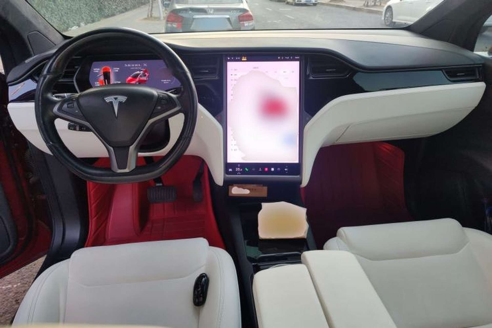 Used Tesla Model X 2020 Long-Range Upgrade Version Center Console